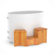 Подиум для купели две ступеньки Bentwood 500х250х500