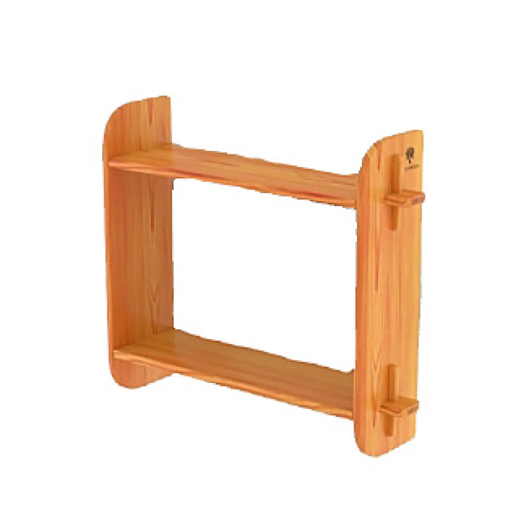 Полка одинарная Bentwood для предбанника 230х860х710