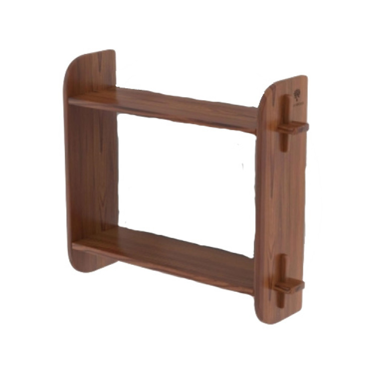 Полка одинарная Bentwood для предбанника 230х860х710