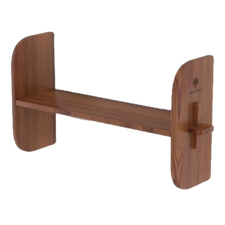 Полка одинарная Bentwood для предбанника 230х860х450