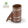 Купель овальная Bentwood 590x1060х1100