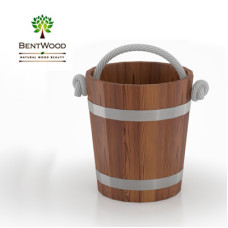 Ведро для бани Bentwood 15 литров из лиственницы