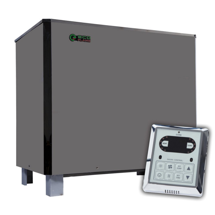 Электрокаменка для сауны и бани EcoFlame SAM D-21 21 кВт + пульт CON6