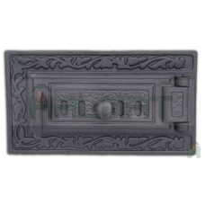 Чугунные дверцы для зольника DPK6R 325x175