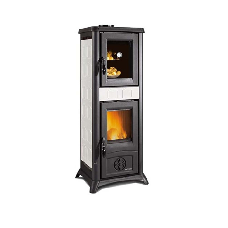 Печь-камин Nordica Gemma Forno Белая