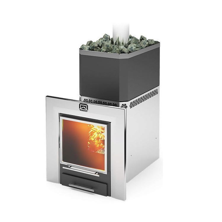Дровяная печь Теплодар Русь-Панорама 22 ЛНЗП профи в Киеве