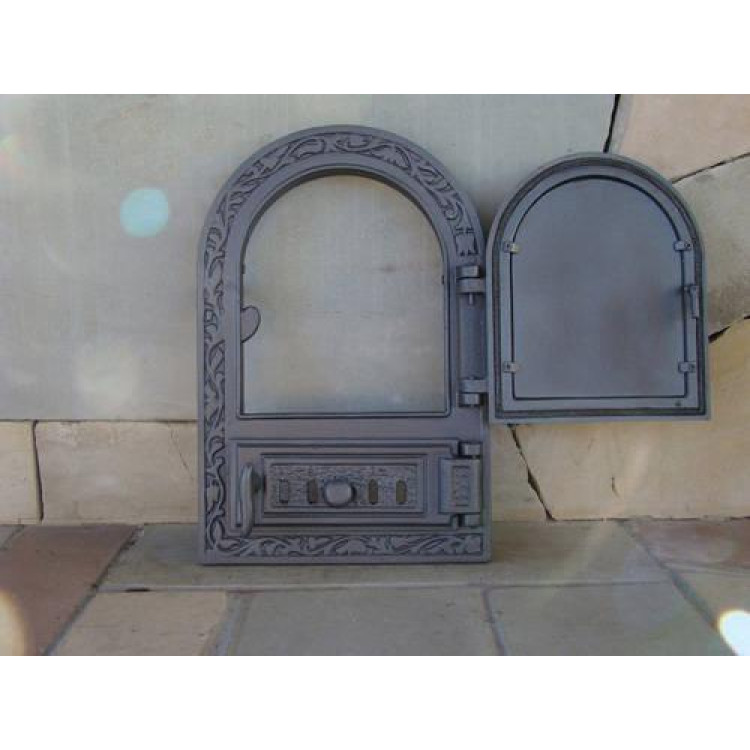 ДВЕРЦА ДЛЯ КАМИНА ЧУГУННАЯ DW10R 485X325