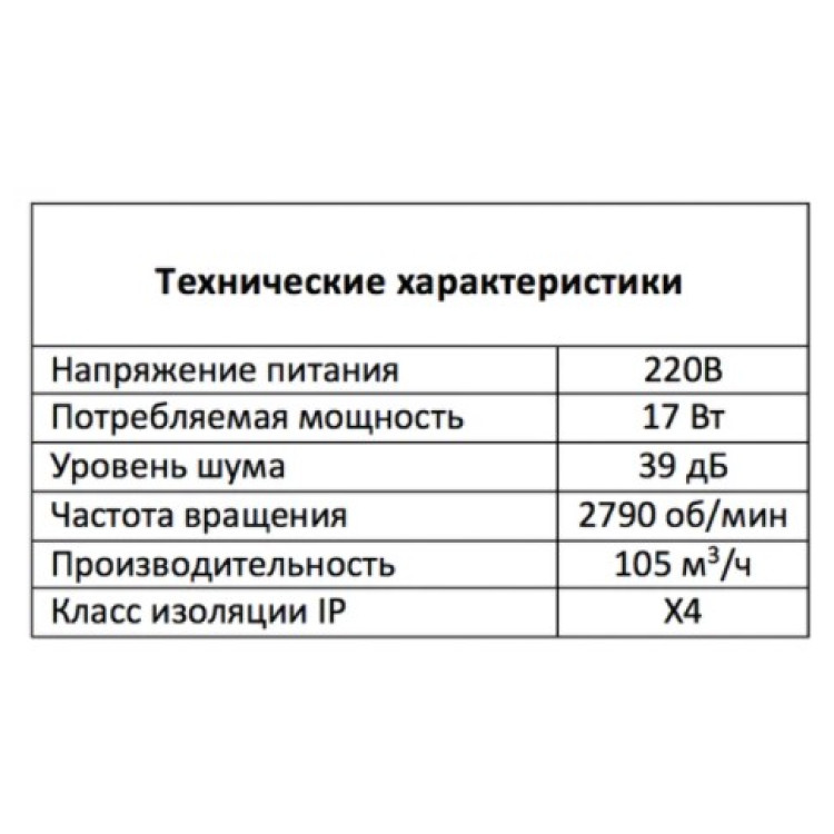 Вентилятор для сауны и бани PSP 100B в Киеве
